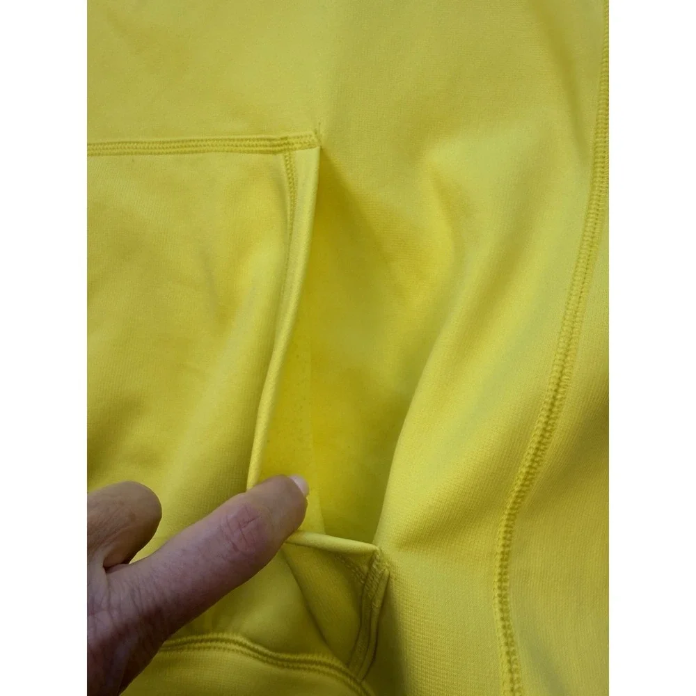 NIKE Therma-Fit Pullover Hoodie Mens M Tennis‎ Ball Neon Yellow Sweatshirt